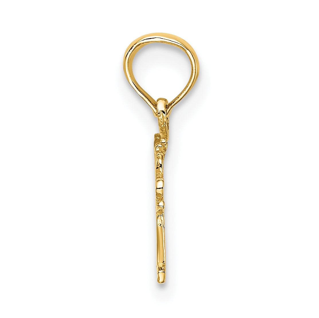 10K Yellow Gold 10K Little Angel Charm