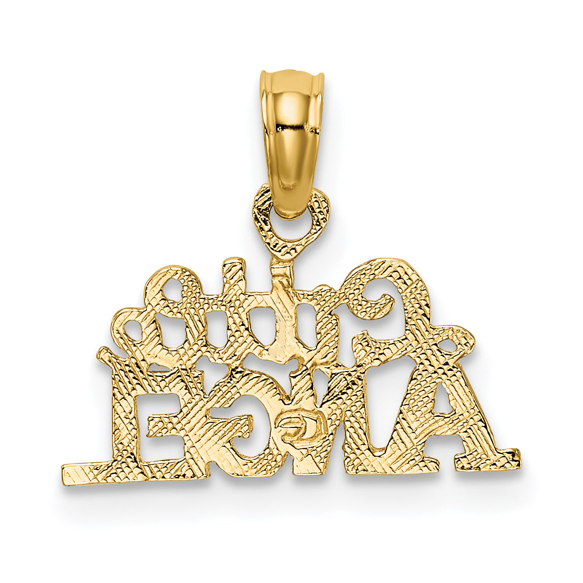 10K Yellow Gold 10K Little Angel Charm