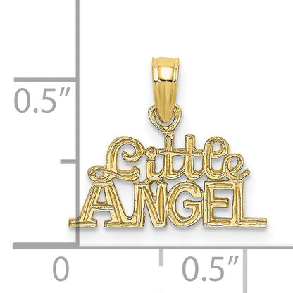 10K Yellow Gold 10K Little Angel Charm