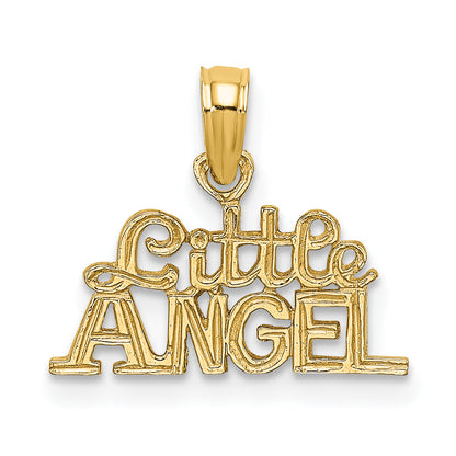 10K Yellow Gold 10K Little Angel Charm