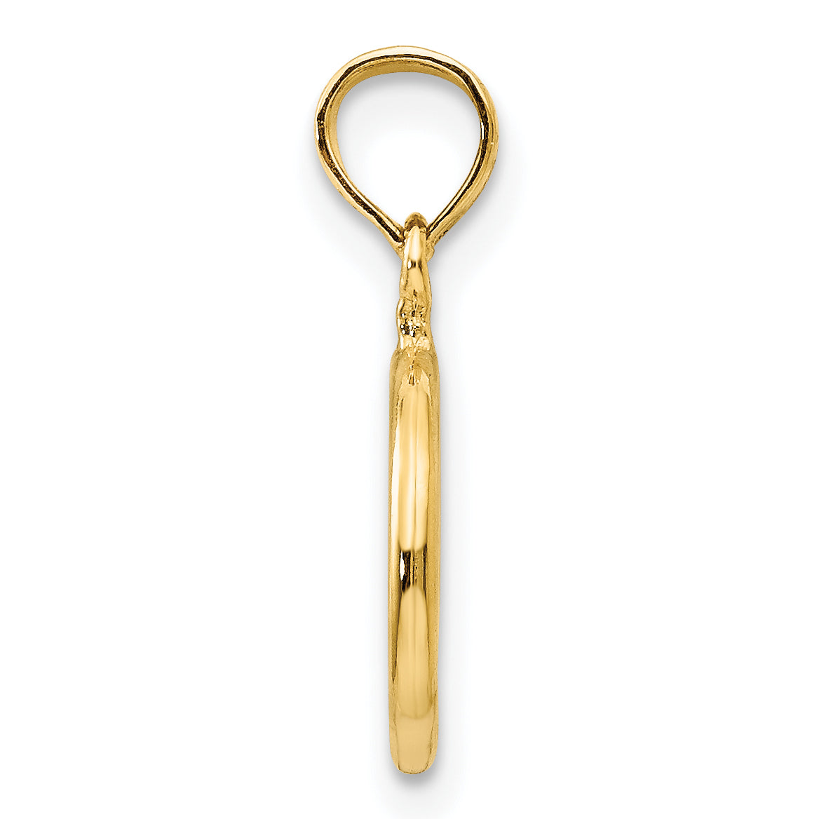 10K Yellow Gold 10K Polished Peace Symbol Pendant