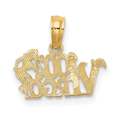 10K Yellow Gold 10K 100% Virgo Zodiac Charm