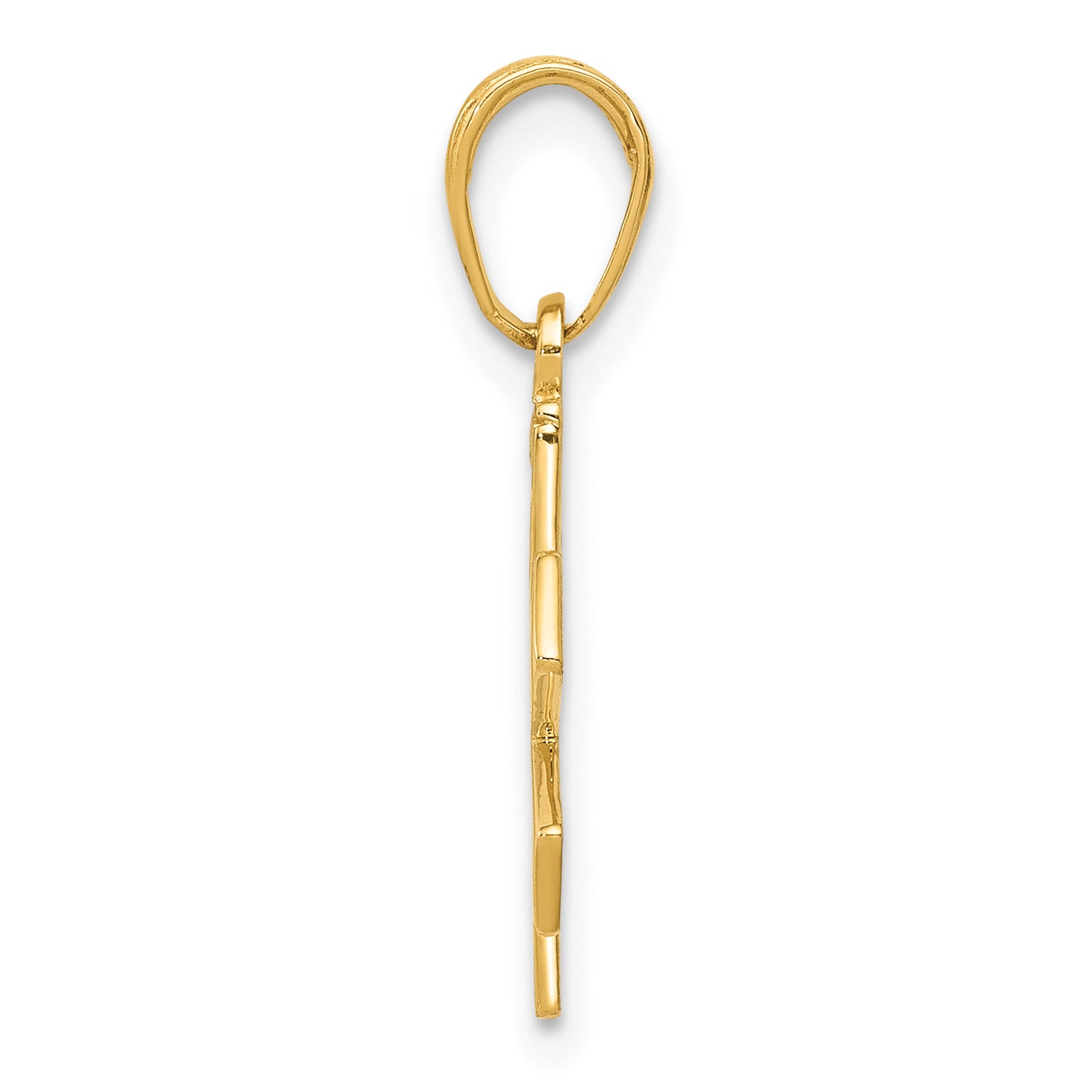 10K Yellow Gold 10K Paramedic/Emt Symbol Pendant