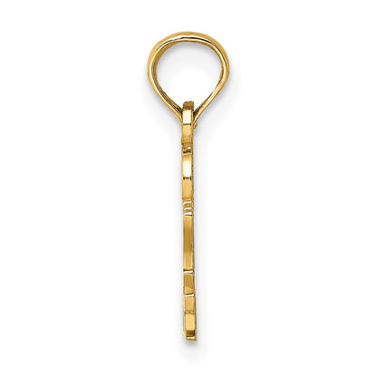 10K Yellow Gold 10K I Heart My Deputy Charm