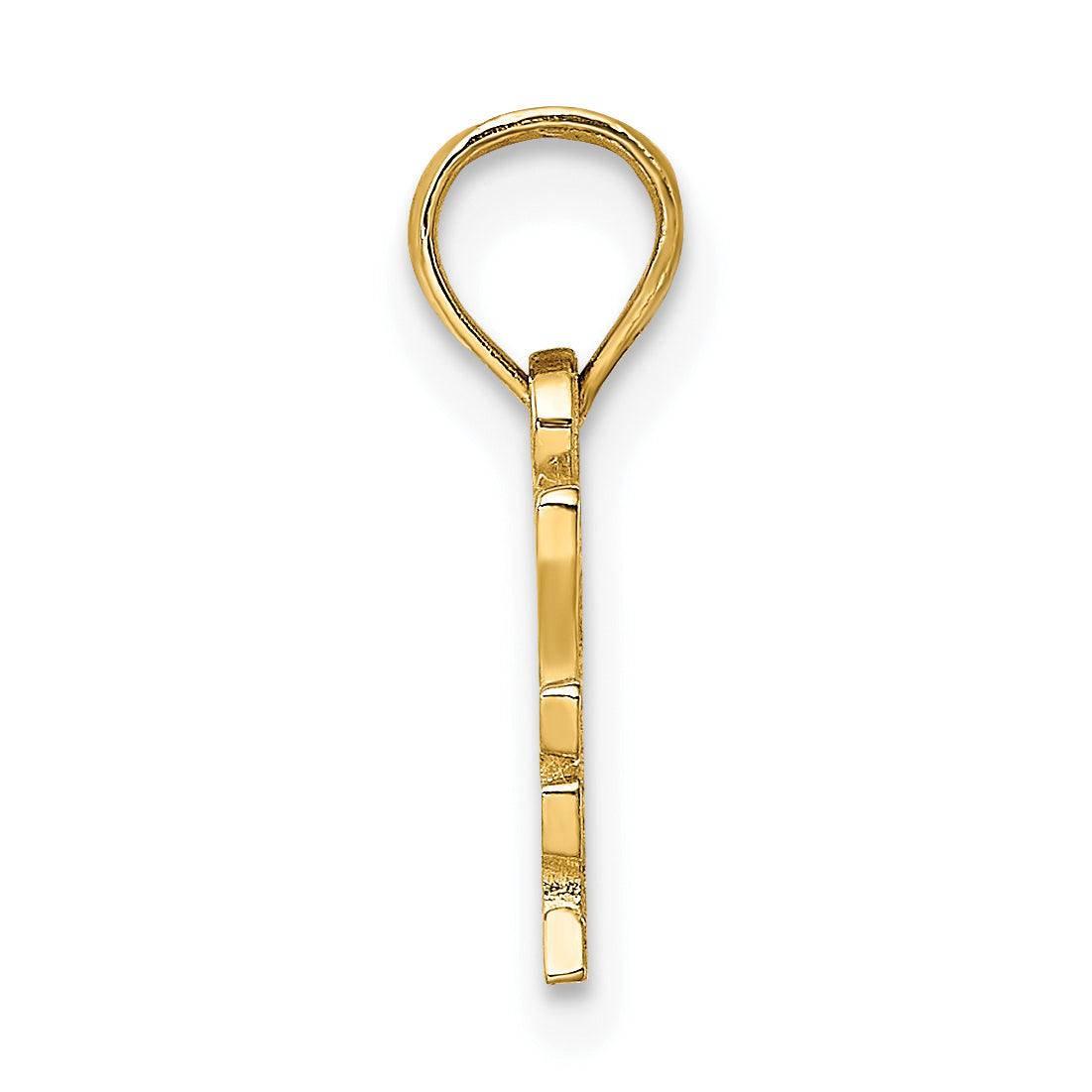 10K Yellow Gold 10K I Heart My Detective Charm