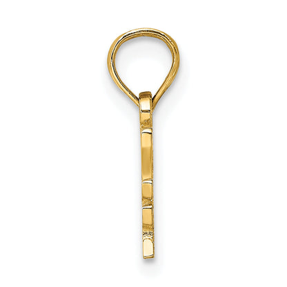 10K Yellow Gold 10K I Heart My Detective Charm