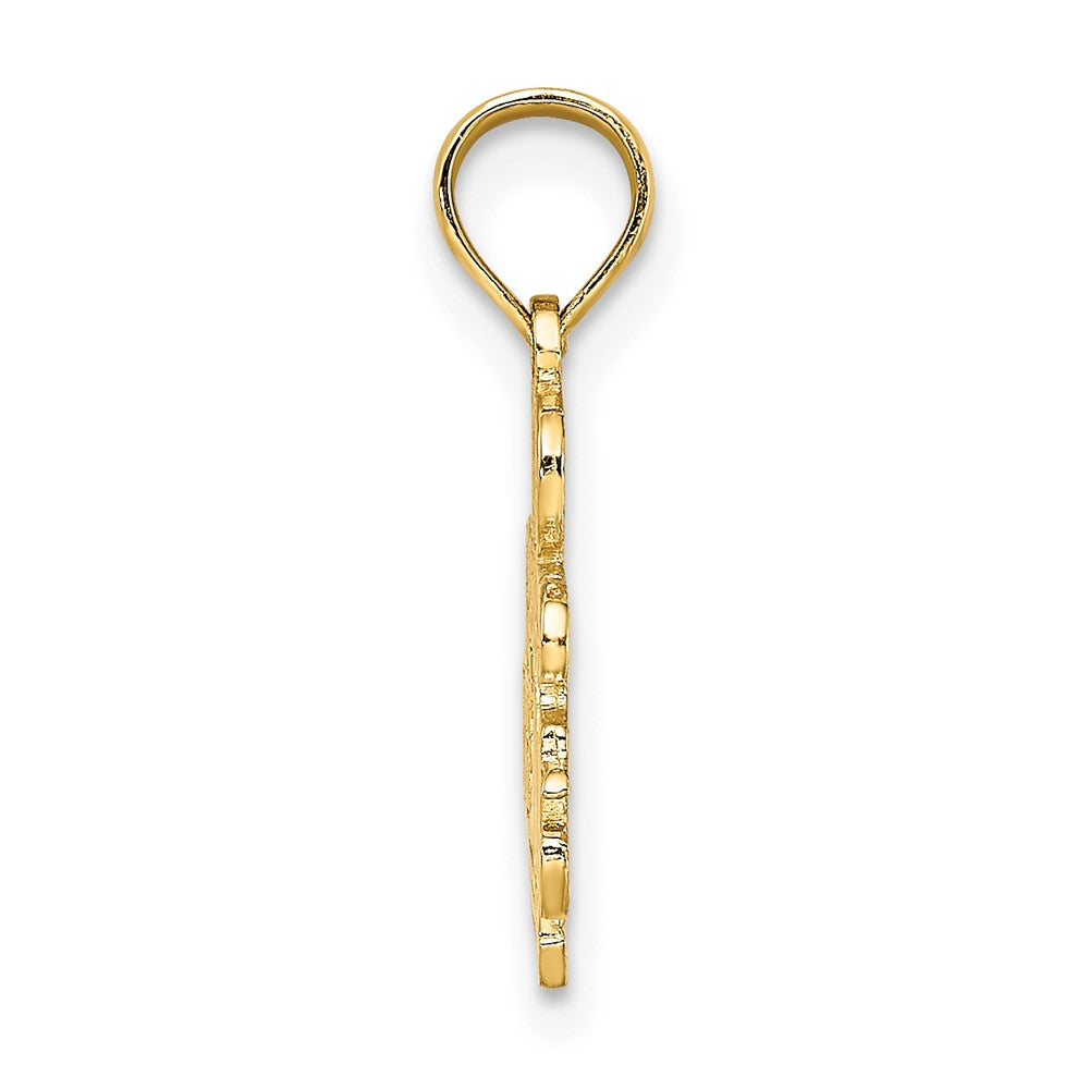 10K Yellow Gold 10K I'D Rather Be Sailing Charm