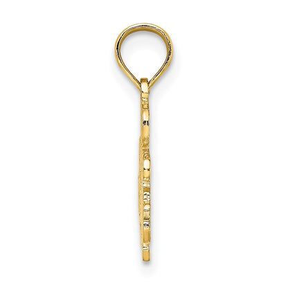 10K Yellow Gold 10K I'D Rather Be Sailing Charm