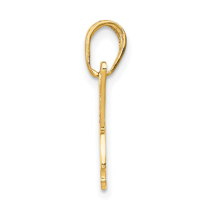 10K Yellow Gold 10K Butterfly Cut-Out Pendant