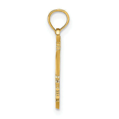 10K Yellow Gold 10K Rooster Pendant