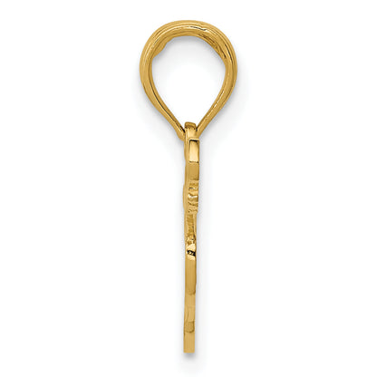 10K Yellow Gold 10K Guitar Pendant