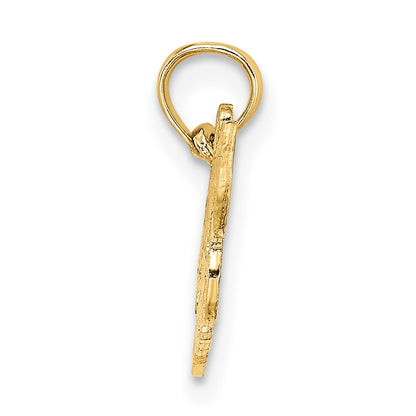 10K Yellow Gold 10K Hockey Mom Charm