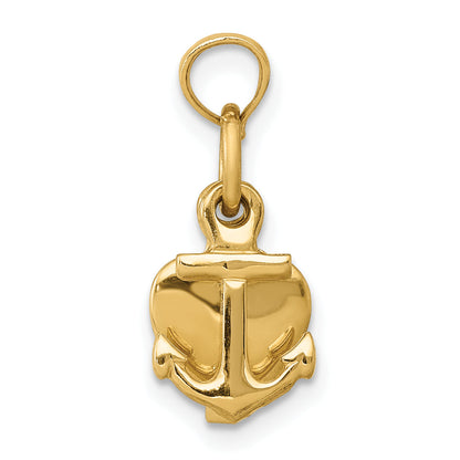 10K Yellow Gold 10K Faith, Hope And Charity Charm