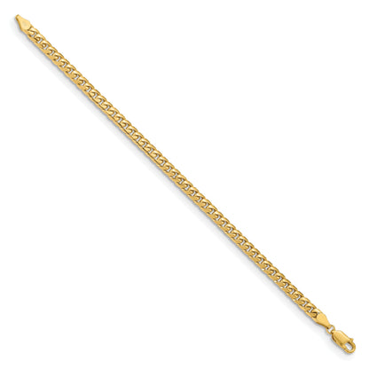 10K Yellow Gold 10K 4.3mm Solid Miami Cuban Chain