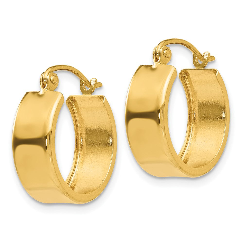 10K Yellow Gold Small Hoop Earrings