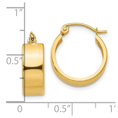 10K Yellow Gold Small Hoop Earrings
