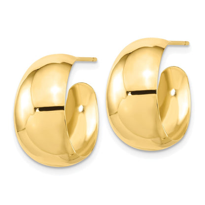 10K Yellow Gold Small Hoop Earrings