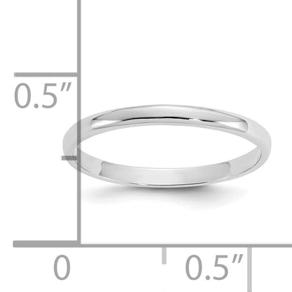 10K White Gold 10K Polished Child'S Ring
