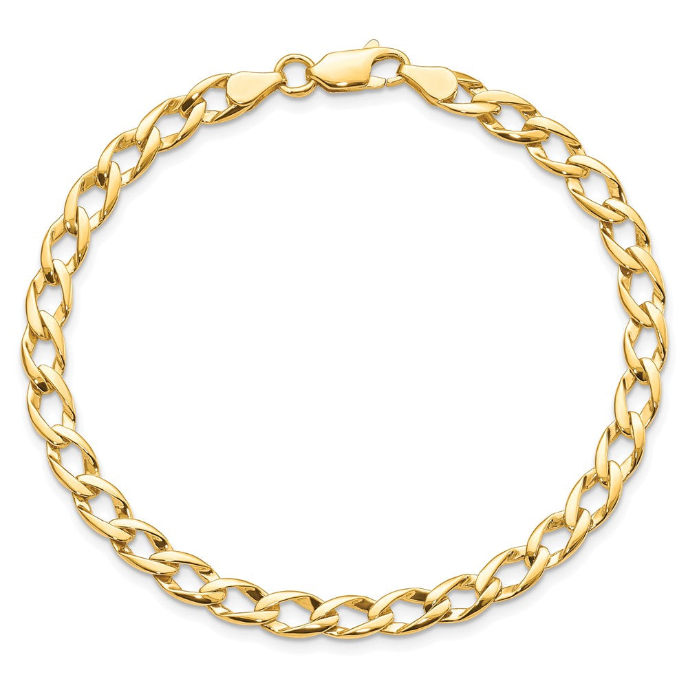 8 Inch 10K Fancy Link Bracelet