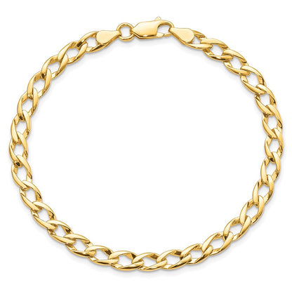 8 Inch 10K Fancy Link Bracelet