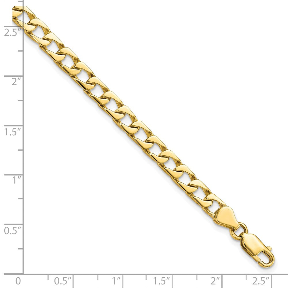 8 Inch 10K Fancy Link Bracelet