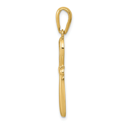 10K Yellow Gold Ankh Cross Pendant