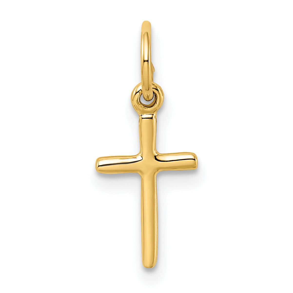 10K Yellow Gold Small Cross Charm