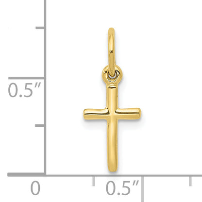 10K Yellow Gold Small Cross Charm