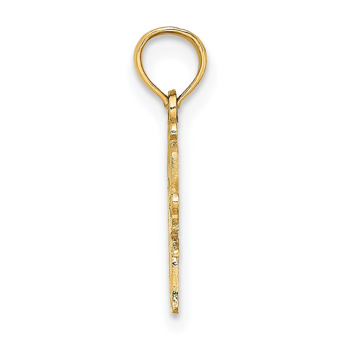 10K Yellow Gold 10K Swim Mom W/Swimmer Charm