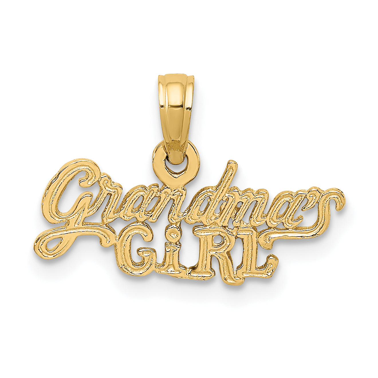 10K Yellow Gold Grandma'S Girl Charm
