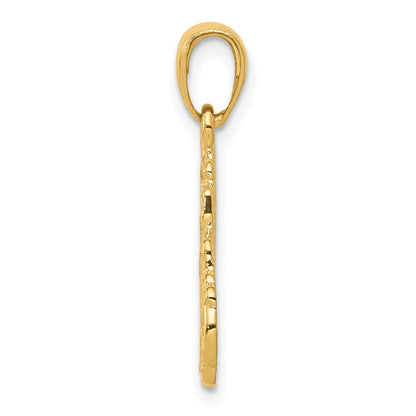 10K Yellow Gold 10K Truck Cab Pendant