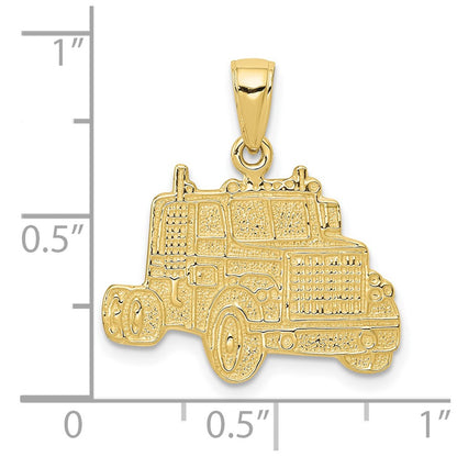 10K Yellow Gold 10K Truck Cab Pendant