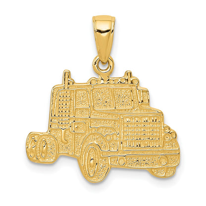 10K Yellow Gold 10K Truck Cab Pendant