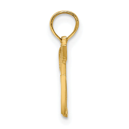 10K Yellow Gold Policeman'S Lady Charm