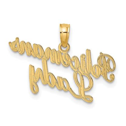 10K Yellow Gold Policeman'S Lady Charm