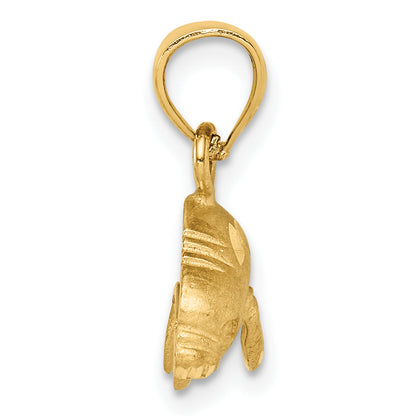 10K Yellow Gold 10K Manatee Pendant