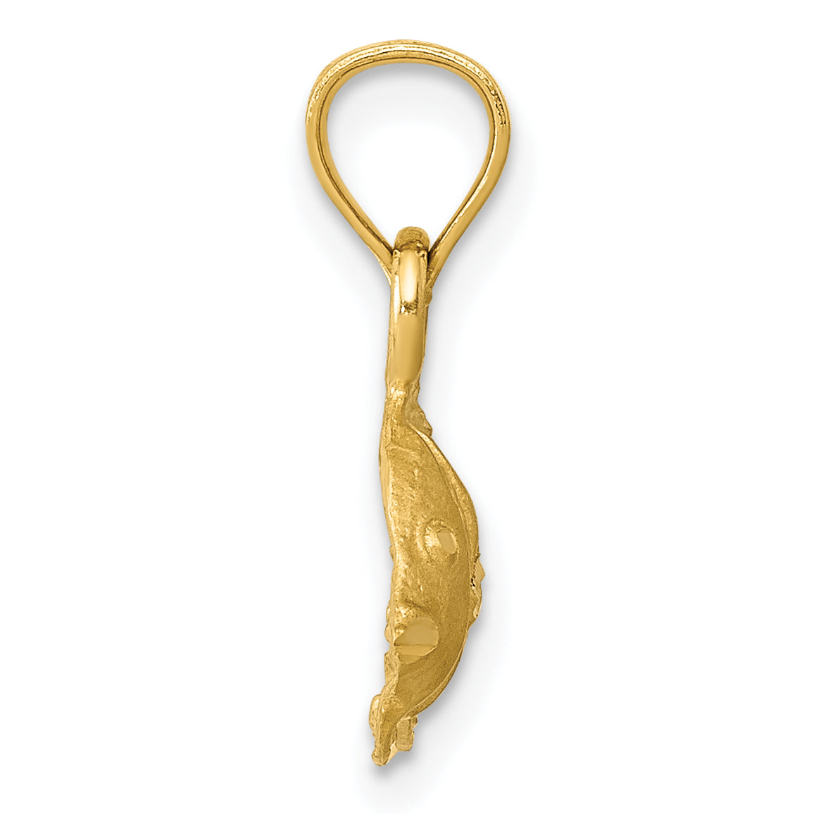 10K Yellow Gold 10K Fish Pendant