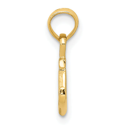 10K Yellow Gold 10K Mini Anchor Pendant