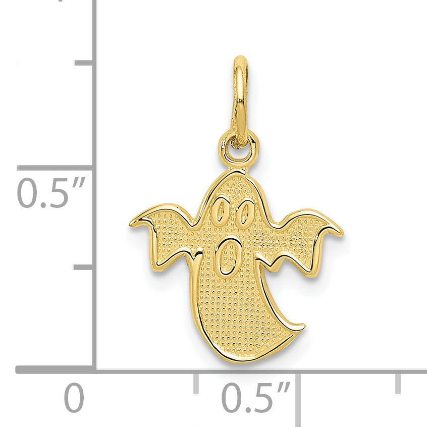 10K Yellow Gold Ghost Charm