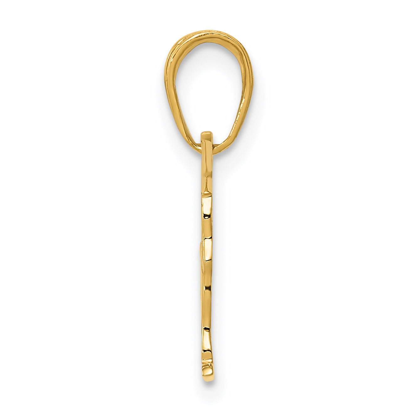 10K Yellow Gold 10K Gymnastics Pendant