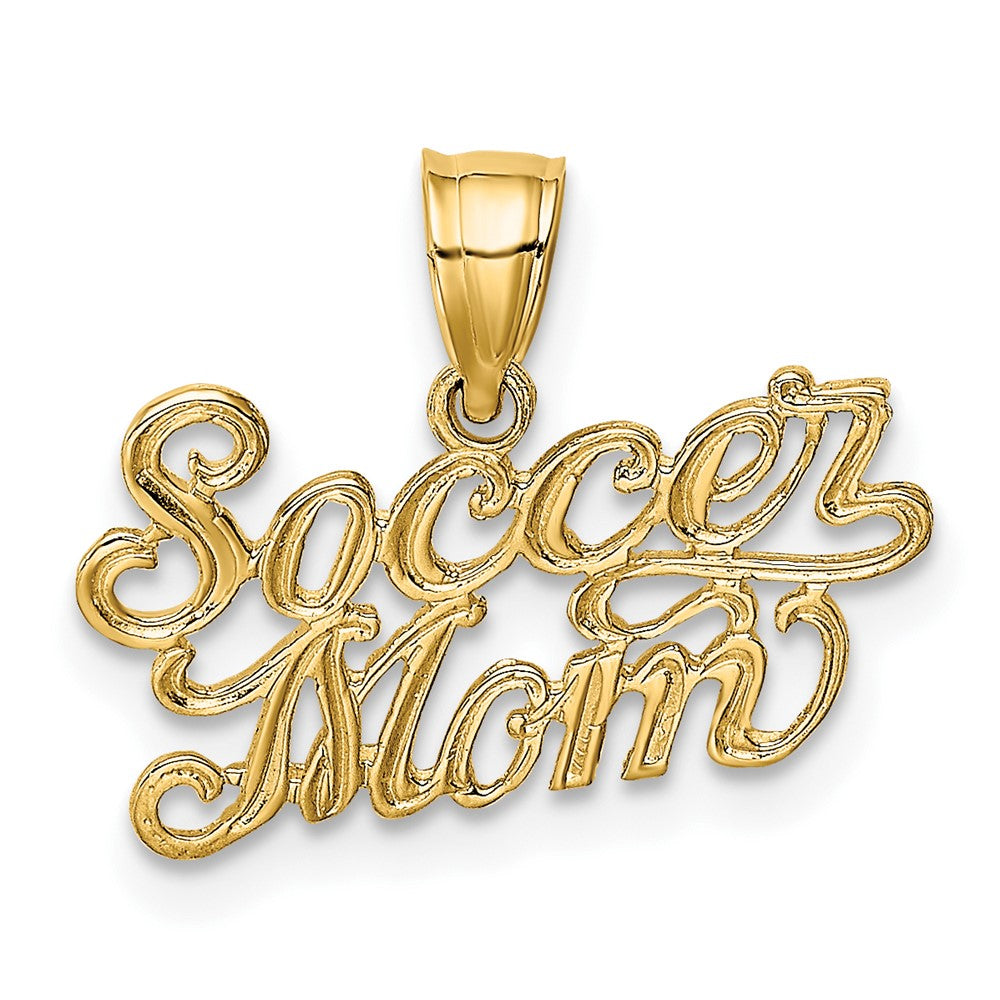 10K Yellow Gold 10K Soccer Mom Charm