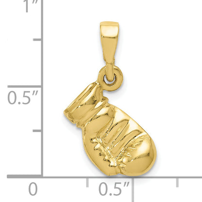 10K Yellow Gold Boxing Glove Pendant