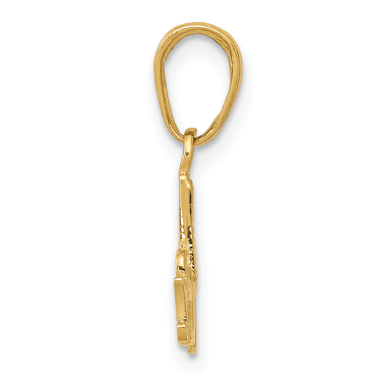 10K Yellow Gold 10K #1 Mom Charm