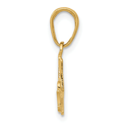 10K Yellow Gold 10K #1 Mom Charm