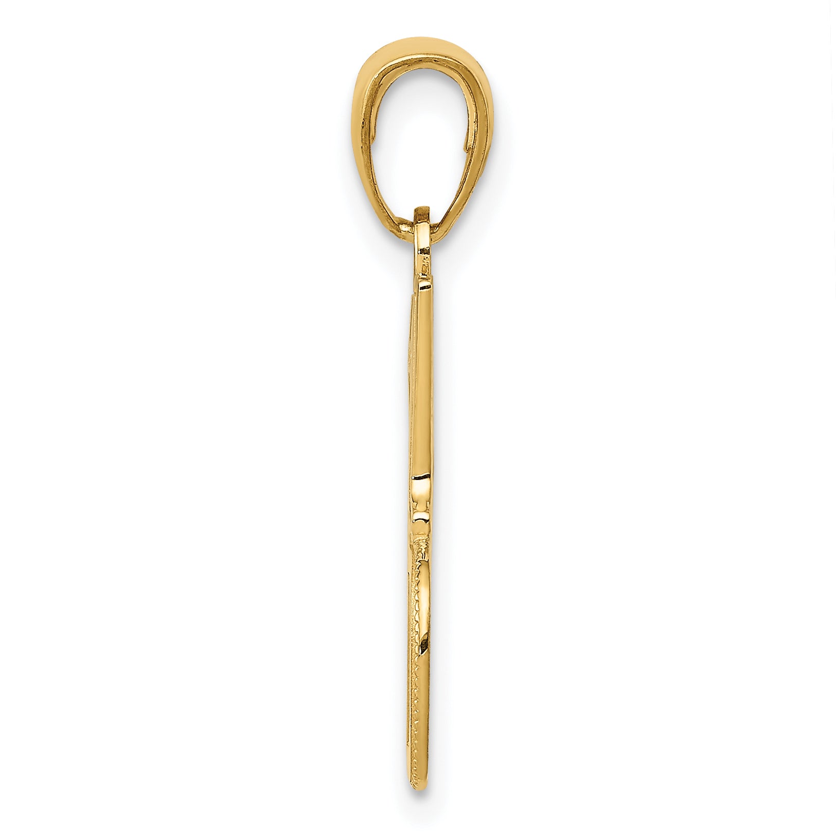 10K Yellow Gold 10K #1 Dad Charm