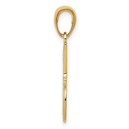 10K Yellow Gold 10K #1 Dad Charm