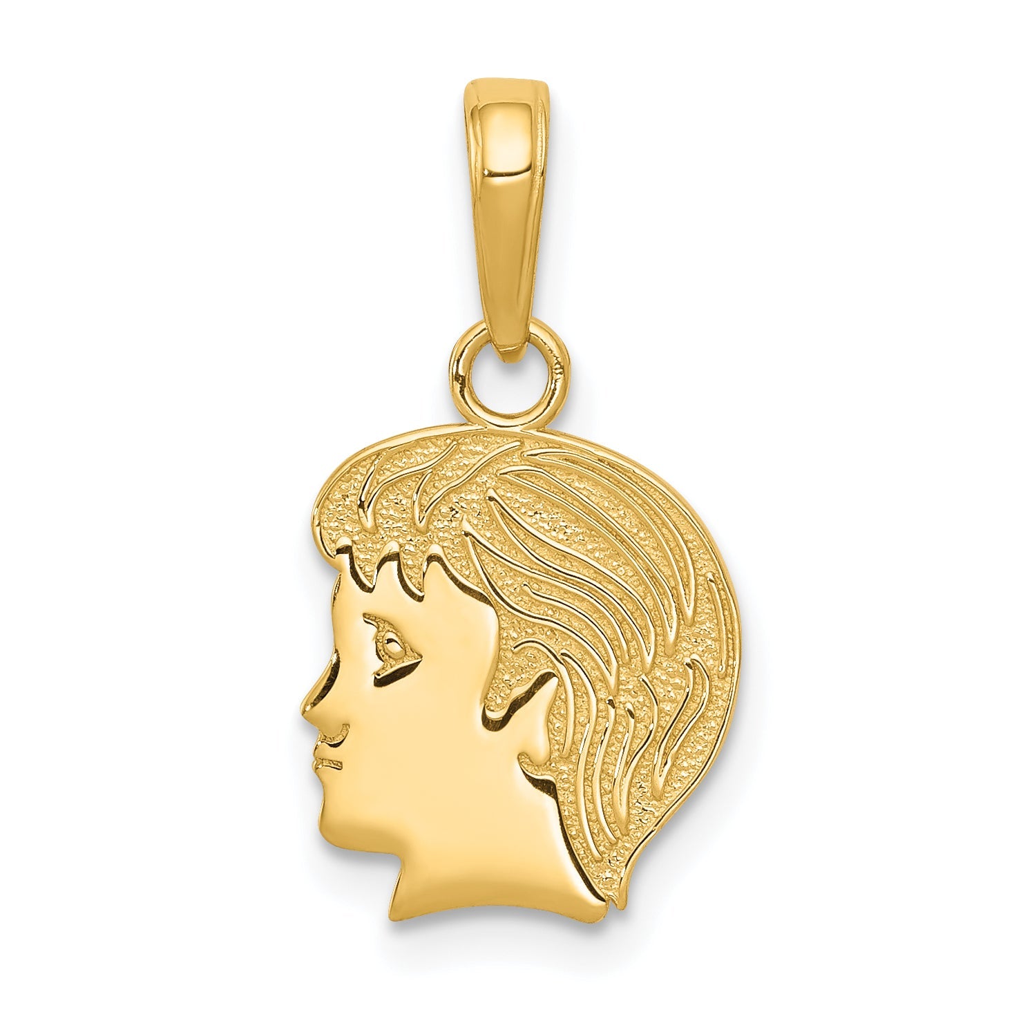 10K Yellow Gold Boy Charm