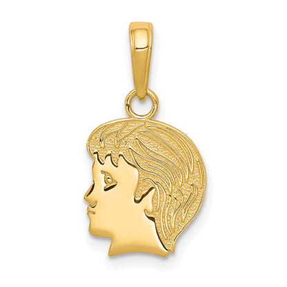 10K Yellow Gold Boy Charm