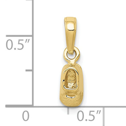 10K Yellow Gold Baby Shoe Charm