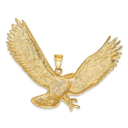 10K Yellow Gold Eagle Pendant